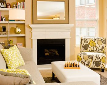 Fireplace (in select units)